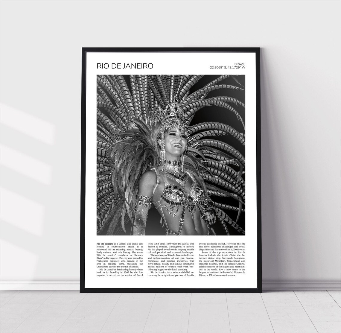 Rio De Janeiro Samba Dancer Carnaval Art Print