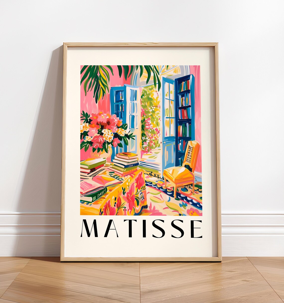 Henri Matisse Bookish Art Print, Mid-Century Poster