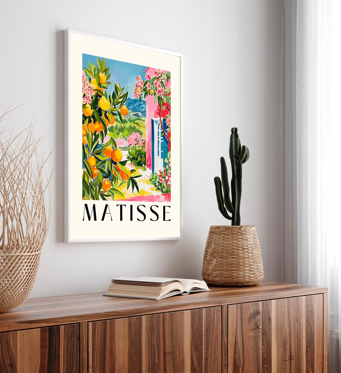 Spanish Oranges Mid-Century Modern Matisse Art Print - Image 4