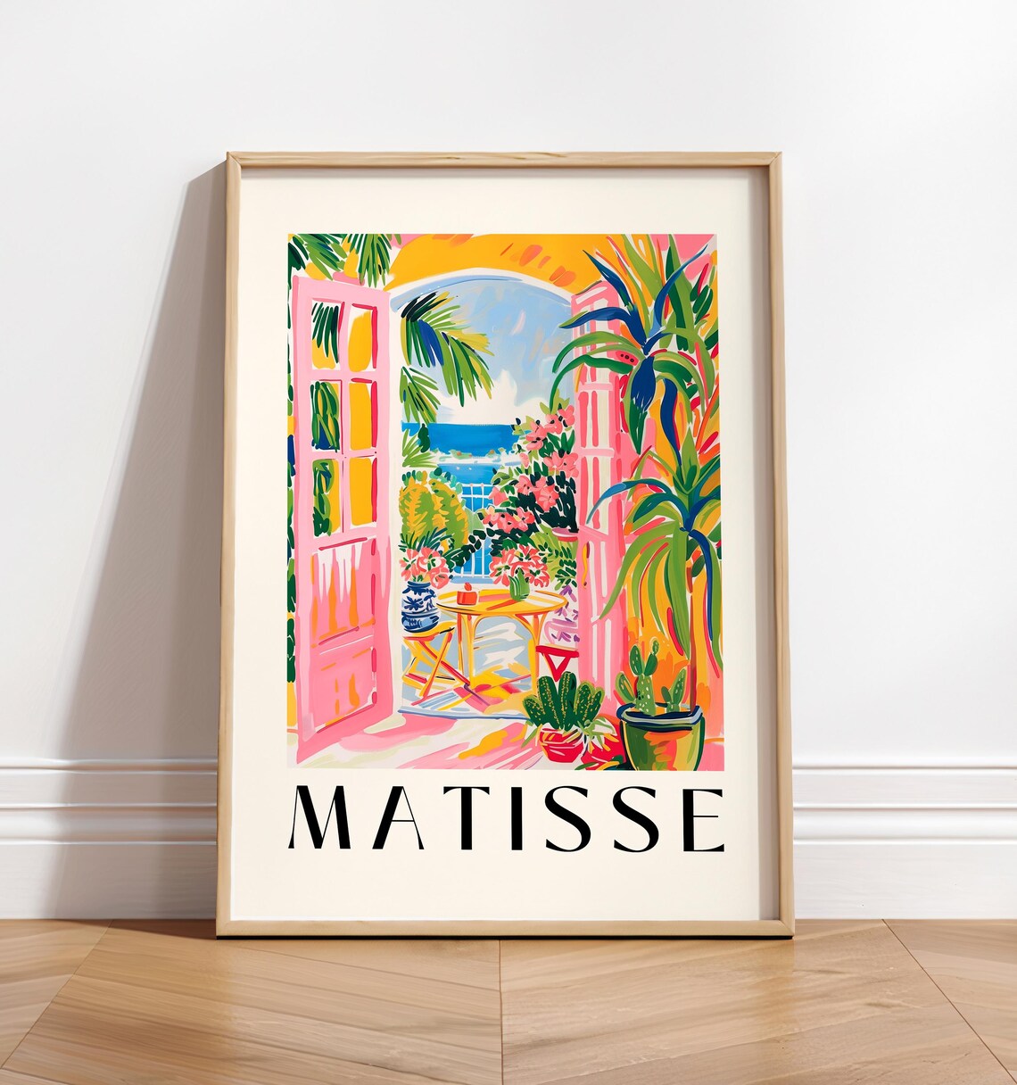 Henri Matisse-Inspired Boho Beachy Poster