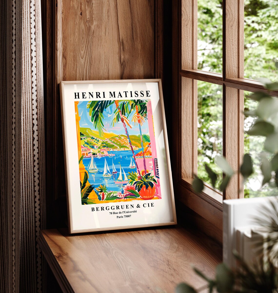 Matisse-Inspired Sailing Art Print, Beachy Decor - Image 6