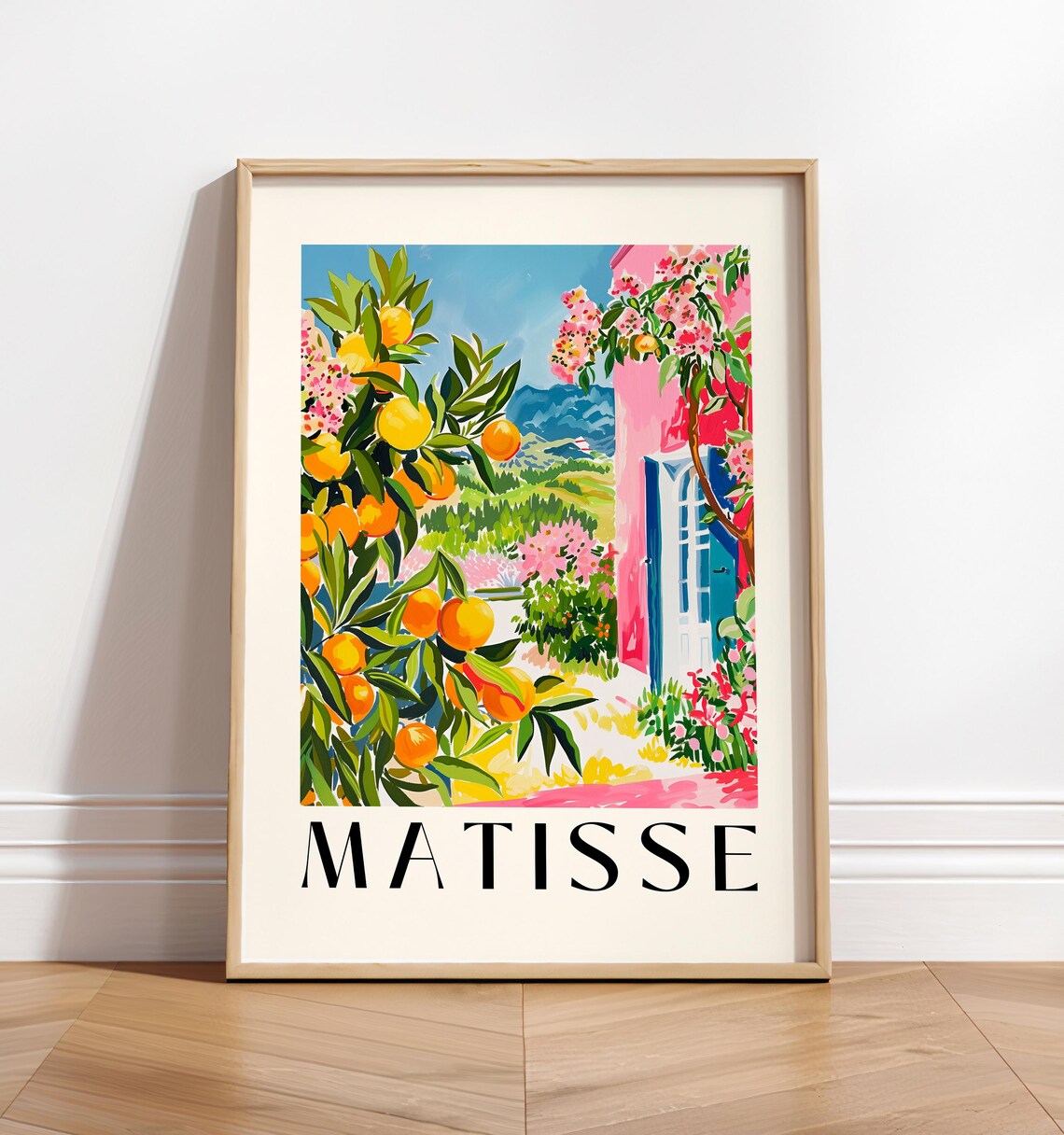 Spanish Oranges Mid-Century Modern Matisse Art Print