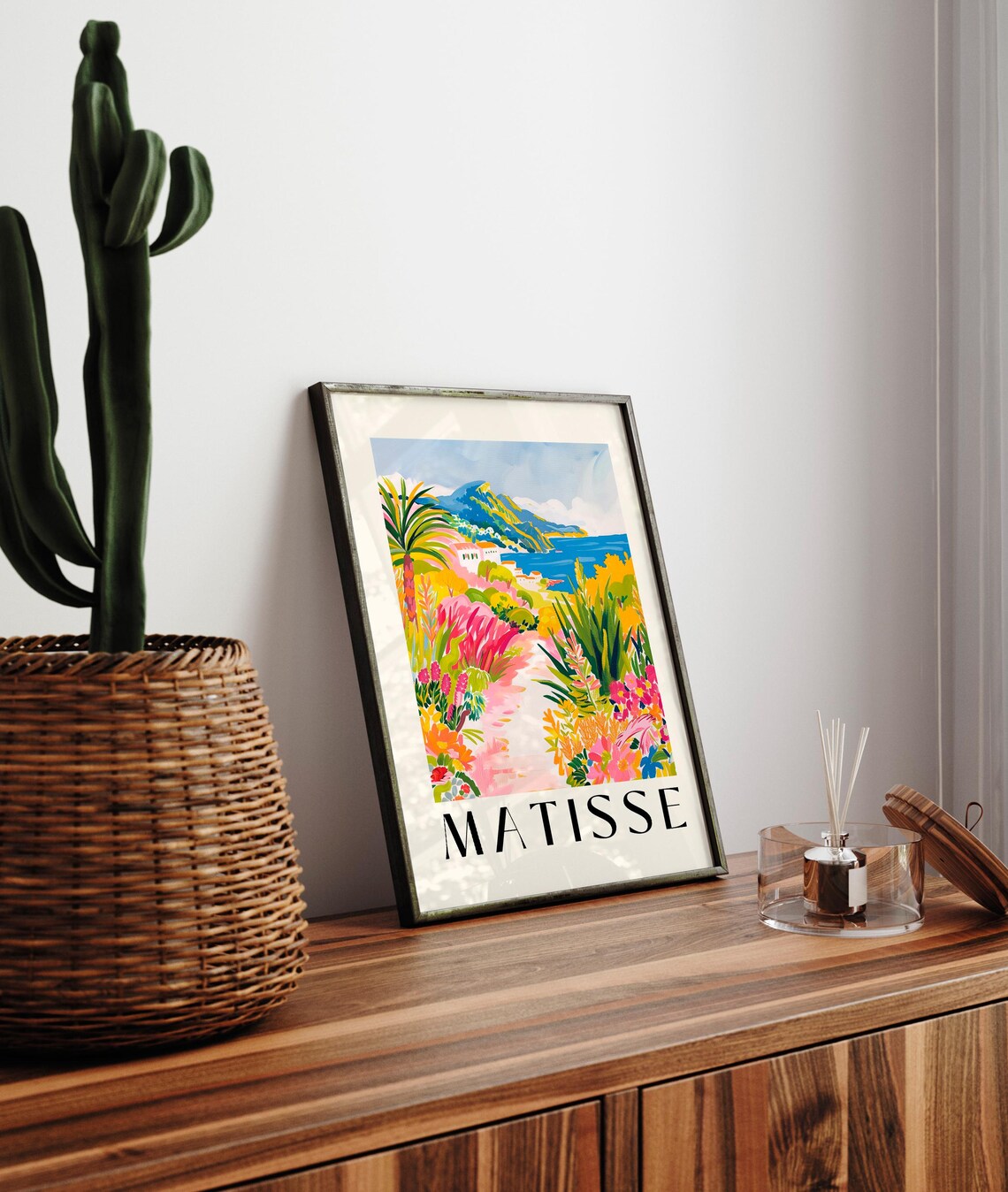 Mediterranean Town In Henri Matisse Style, Art Print - Image 3