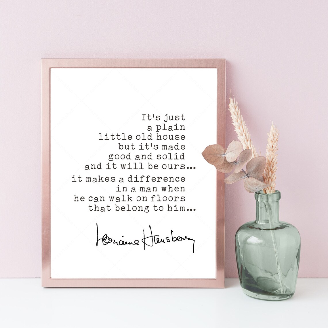 Lorraine Hansberry Quote - BLM Art Print - Image 4