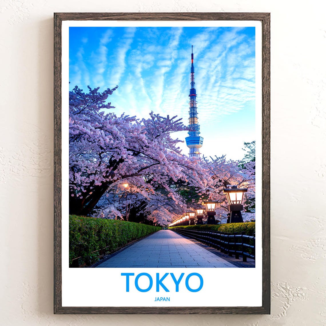 Tokyo Print Wall Art Tokyo Japan Travel Art Print Tokyo Hanging Wall Decor Tokyo Poster Prints Home Decor Tokyo Japan Poster Travel Gift Art