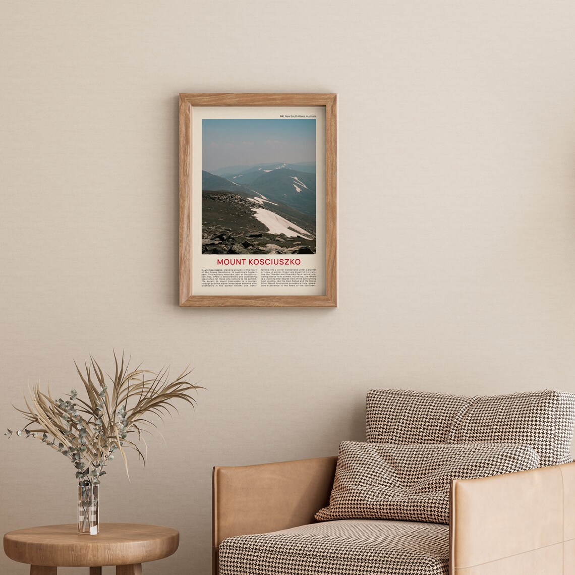 Mount Kosciuszko Australia Snowy Peaks Travel Film Photo Print - Image 3
