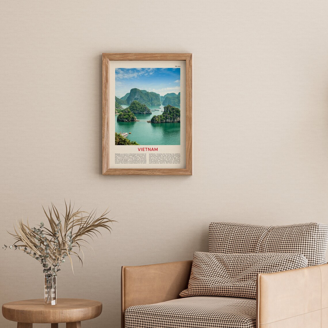 Vietnam Ha Long Bay Limestone Karsts Film Photography Travel Poster - Image 3