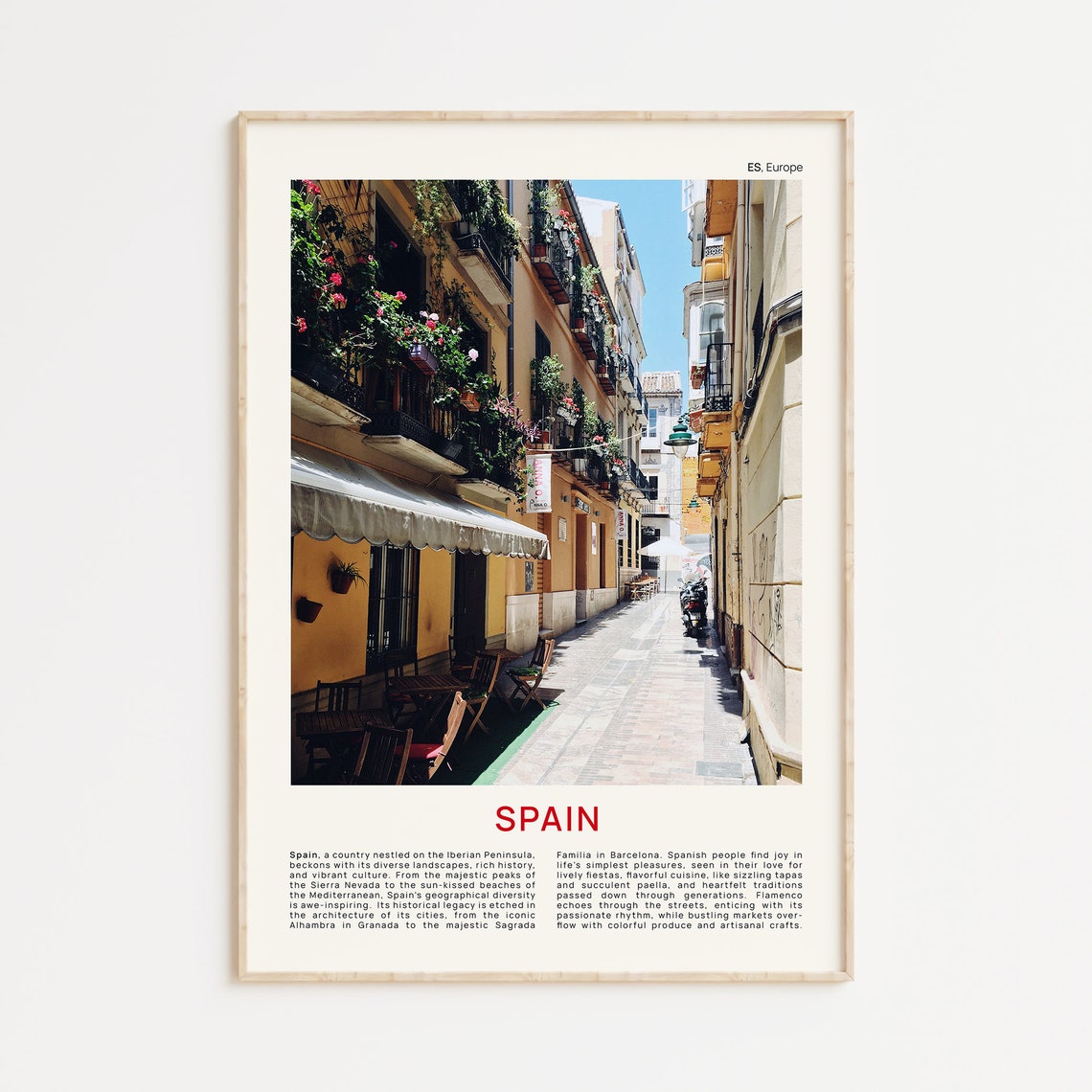 Spain Print Film Photo Spain Wall Art Spain Poster Spain Photo Spain Poster Print Spain Wall Decor Spain Photo Print Europe Poster