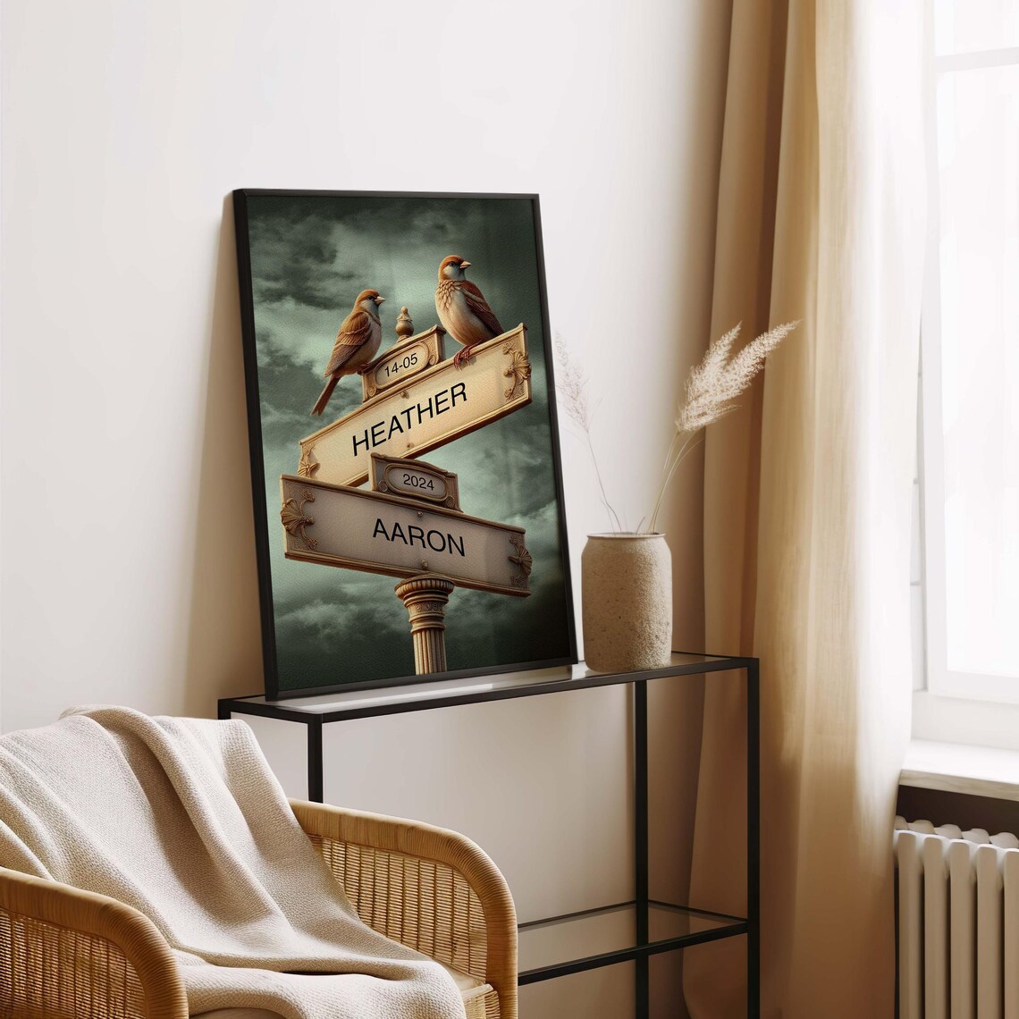 Personalized Vintage Street Sign, Anniversary Gift - Image 3