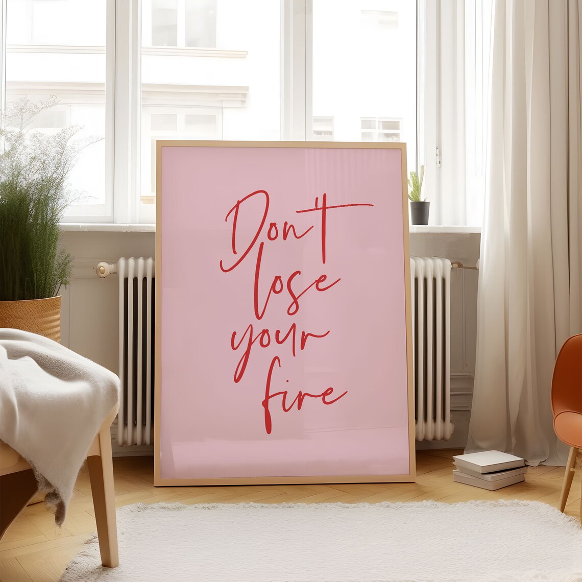 Motivational Poster Teen Girl Room Decor Pink Aesthetic Wall Art Positive Quotes Art Self Love College Dorm Decor - Image 2