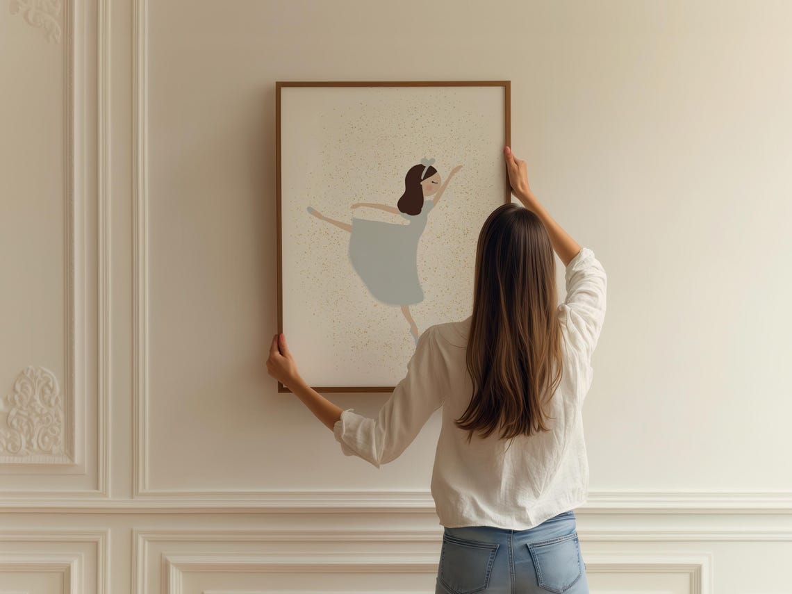 Ballerina Clara Art Print Nutcracker Ballet Art Print Clara Nutcracker Art Nutcracker Ballet Gifts For Girls - Image 2