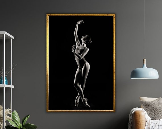 Art With Ballerina Dancing Ballerina Wall Print Ballet Art Poster Dance Studio Decoration Gift For Ballet Fan