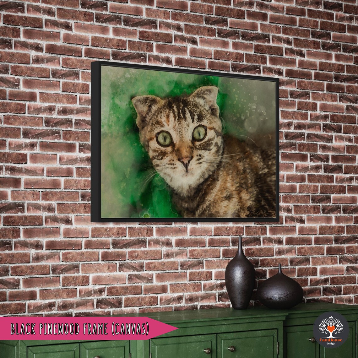 Custom Pet Watercolor Portrait, Personalized Pet Art Print - Image 4