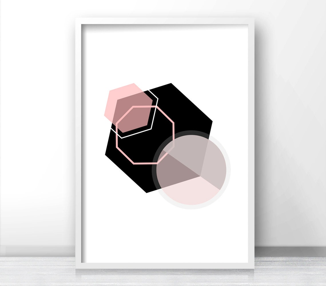 Wall Art Geometric Art Print Art Instant Print Modern Print Modern Wall Art Print - Image 4