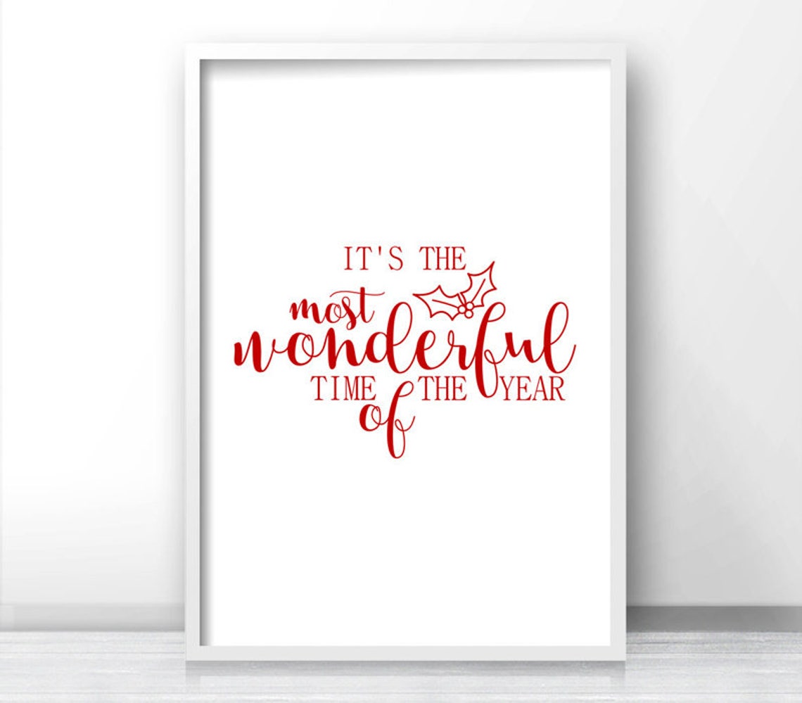 Instant Christmas Wall Art Poster Print - Image 2