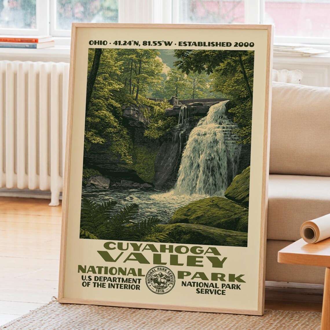 Cuyahoga Valley National Park Vintage WPA Poster
