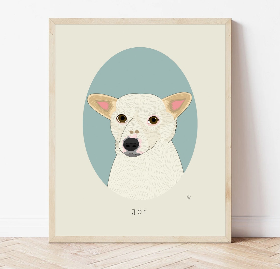 One Of A Kind Pet Portrait Illustration Pet Memorial Custom Pet Portrait Dog Drawing From Photo Gift For Pet Parents Dog Print