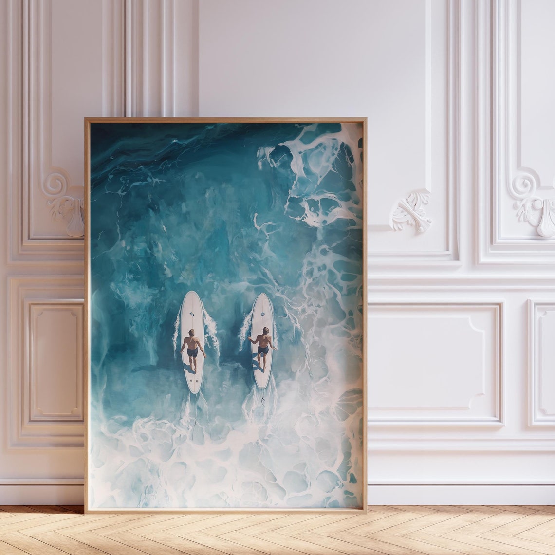 Surf Poster Coastal Wall Art For Beachy Room Decor Surf And Wave Print Above Couch Art For Coastal Style Beach Print
