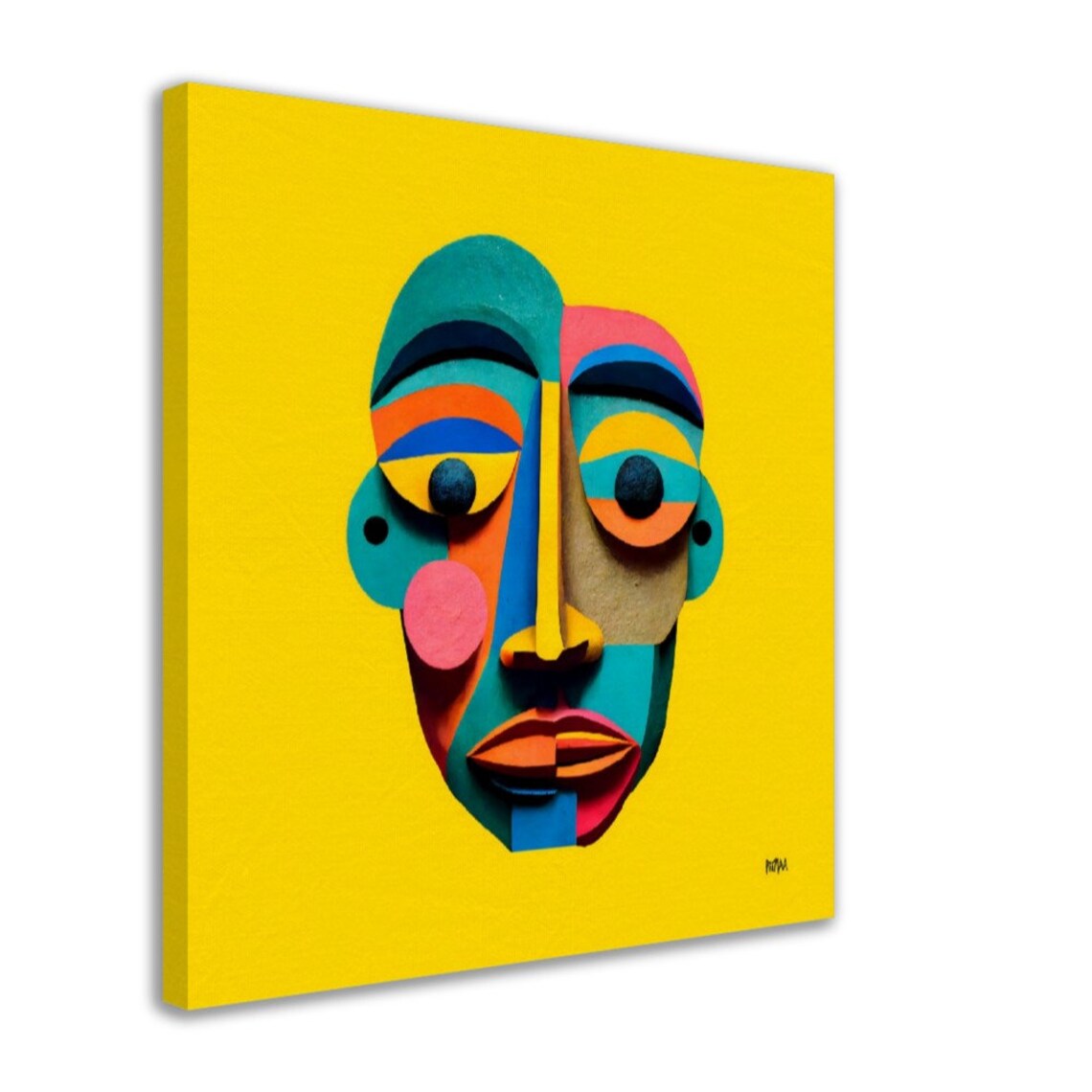 Picasso Portrait Abstract Face Modern Cubism Art Print - Image 3