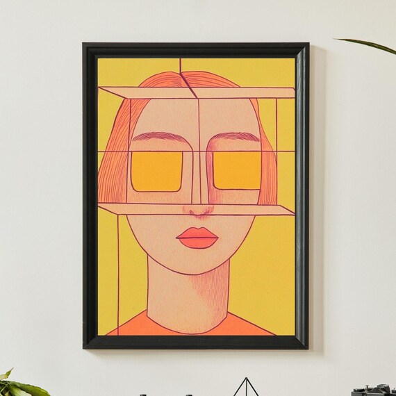 Cubicle Life No2 Unique Canvas Art Print