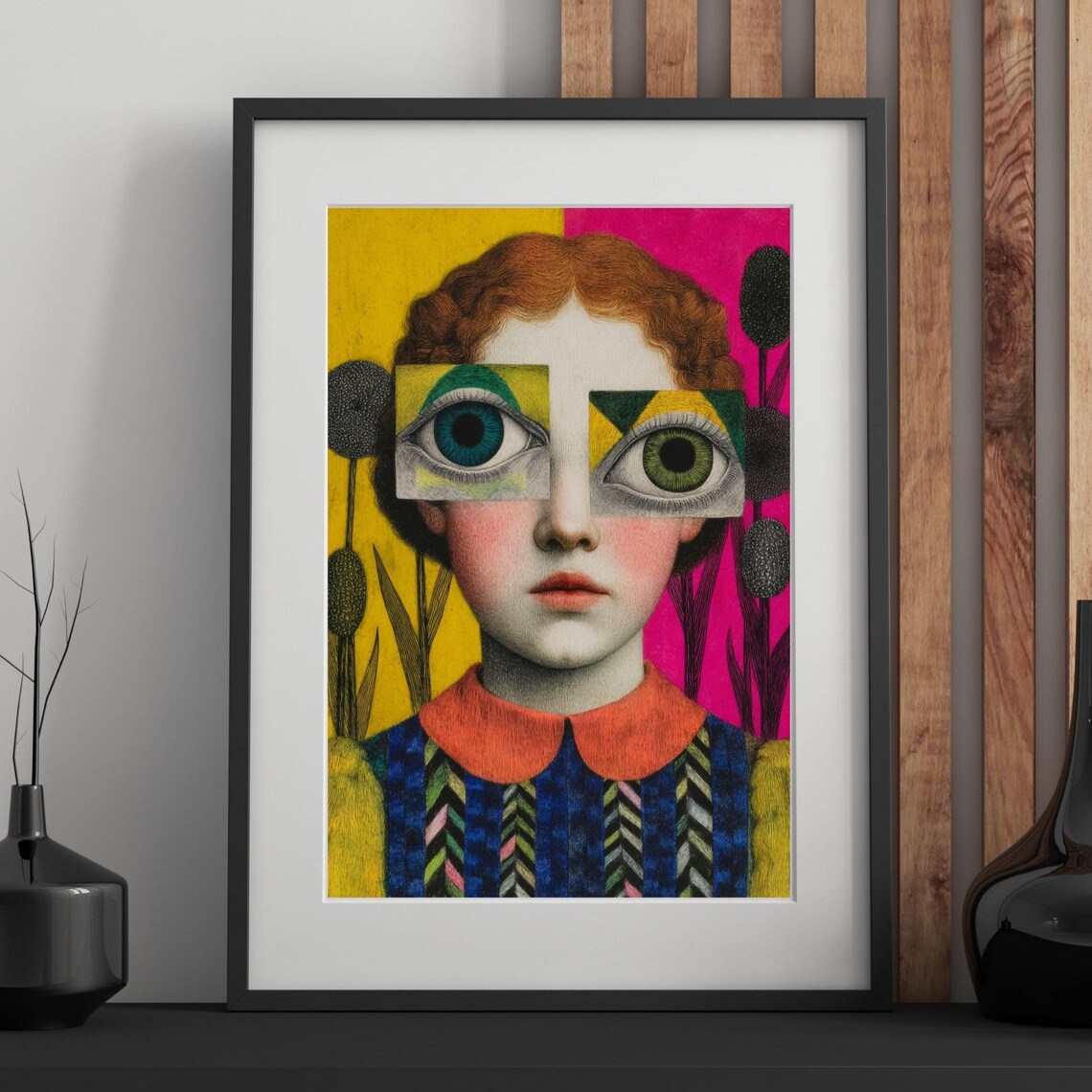 Matildas Eyes Unique Canvas Art Print