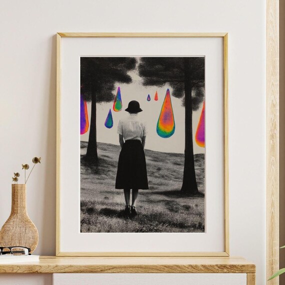 Silver Lining Unique Canvas Art Print