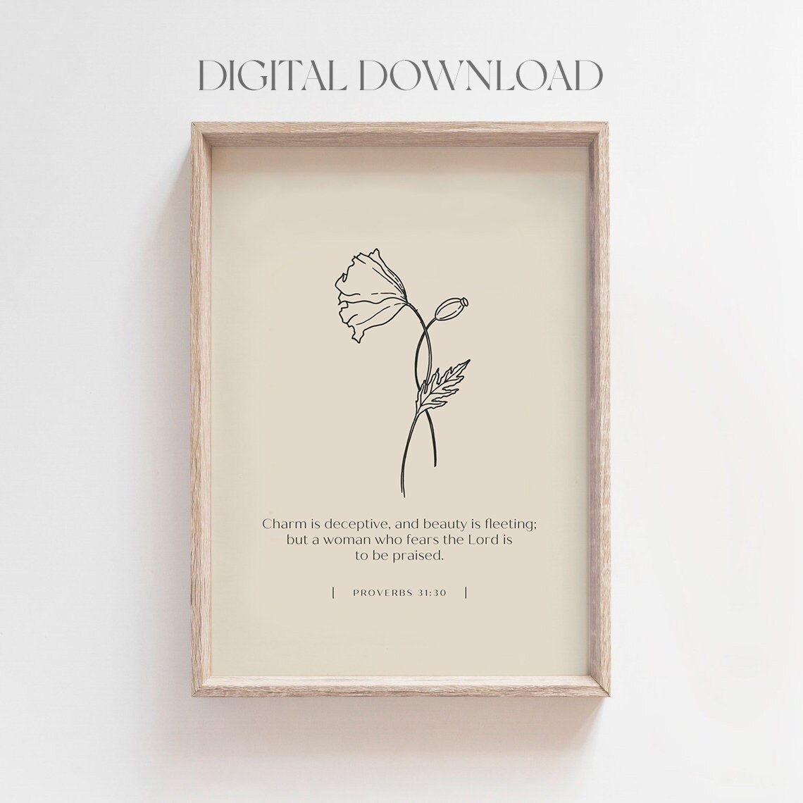 Proverbs 31 Scripture Print for Women and Mum - Image 2