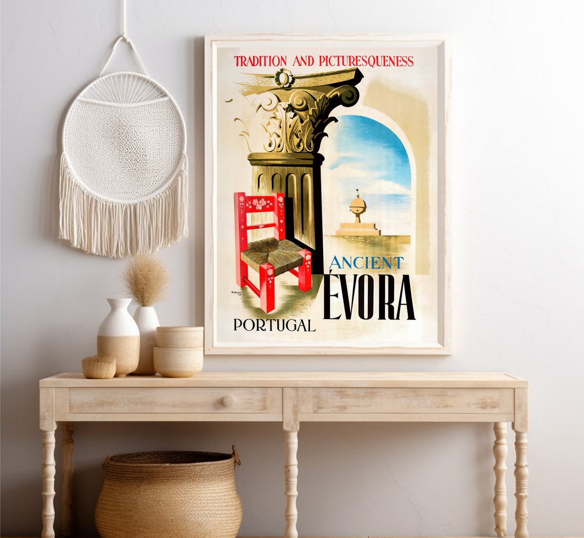 Ancient Evora Portugal Tradition And Picturesqueness Vintage Poster - Image 4