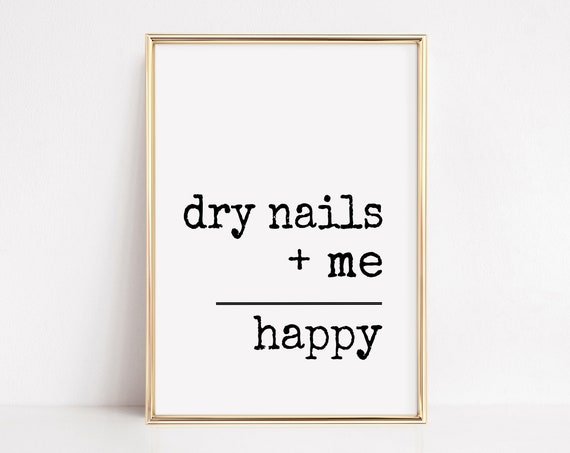 Nails Print, Nail Tech Salon Decor Art Print