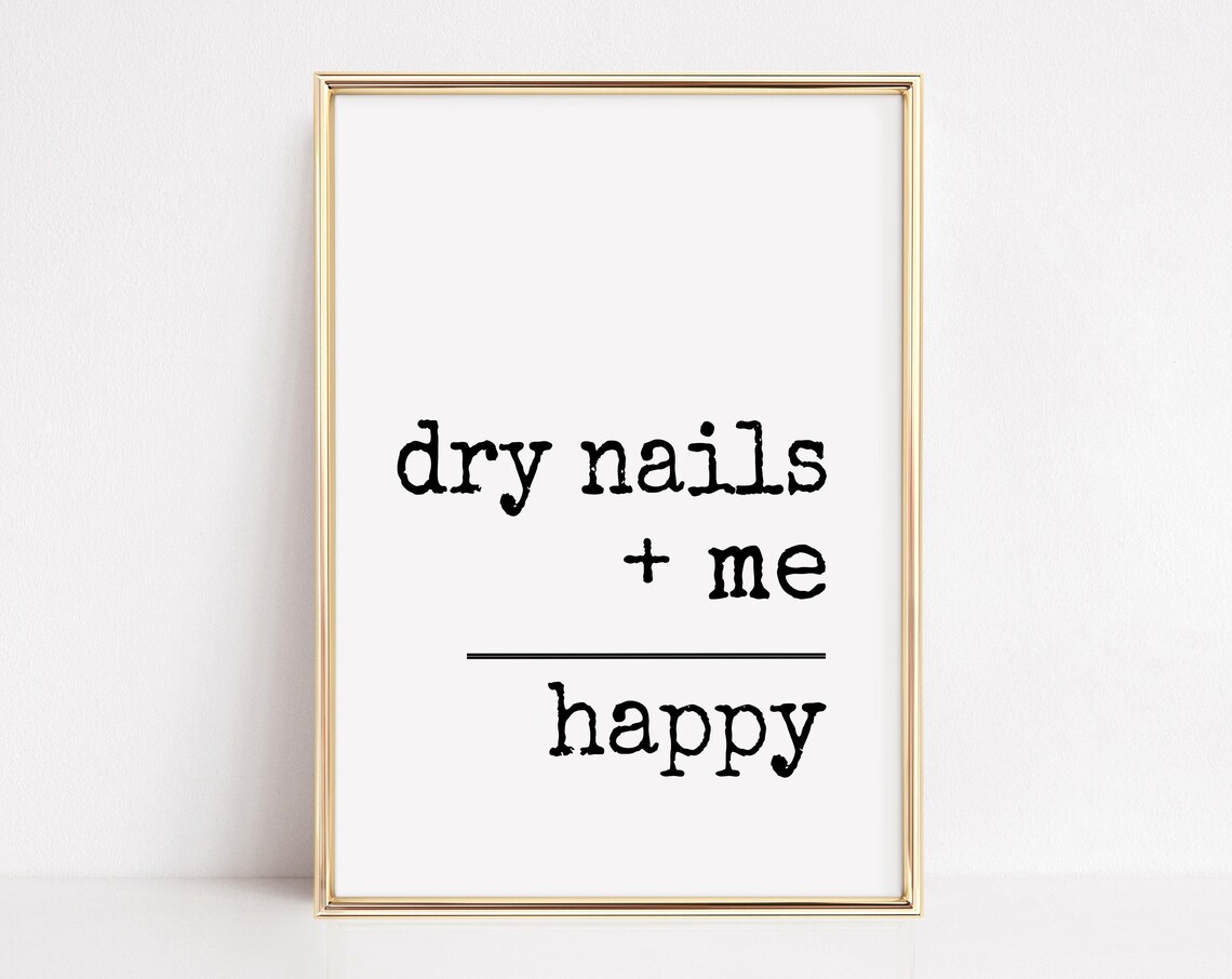 Nails Print, Nail Tech Salon Decor Art Print