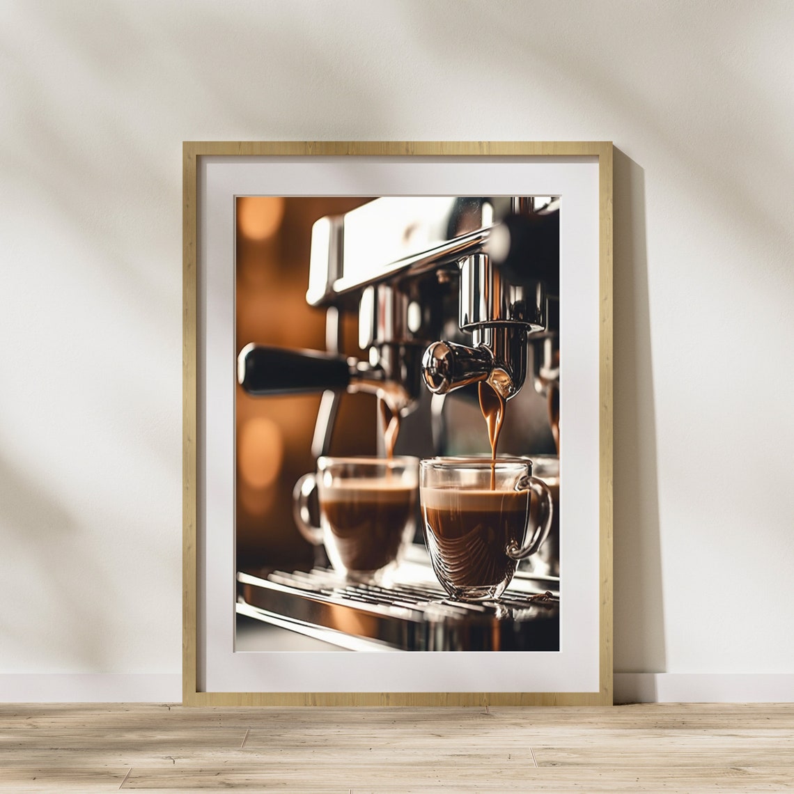 Kitchen Picture Coffee Machine Poster On Matte Premium Paper Decoration Wall Decoration