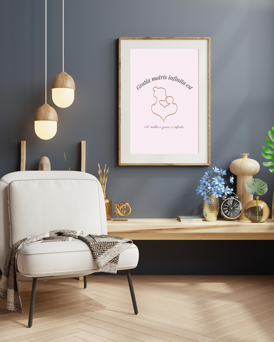 Gratia Matris Infinita Est Latin Quote for Mom - Image 2