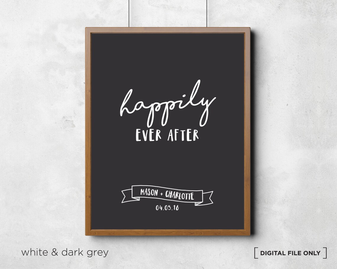 Personalized Wedding Anniversary Art Print - Image 3