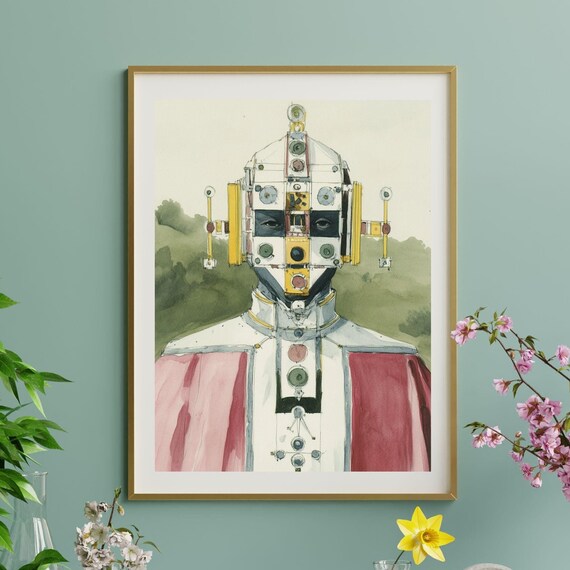 Anonymous Knight No4 Unique Canvas Art Print