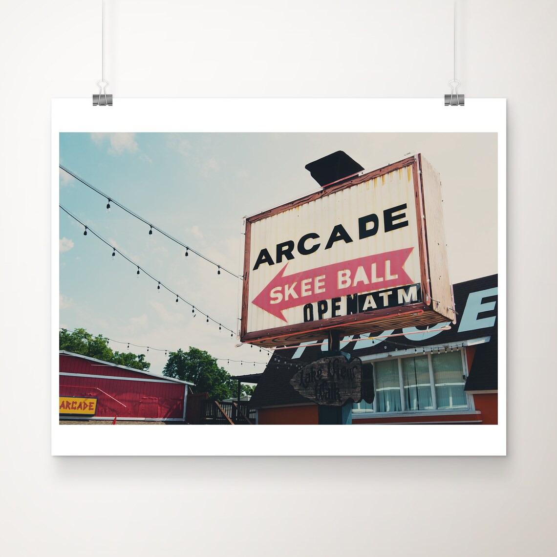 Arcade Skee Ball Photograph, Lake Of The Ozarks