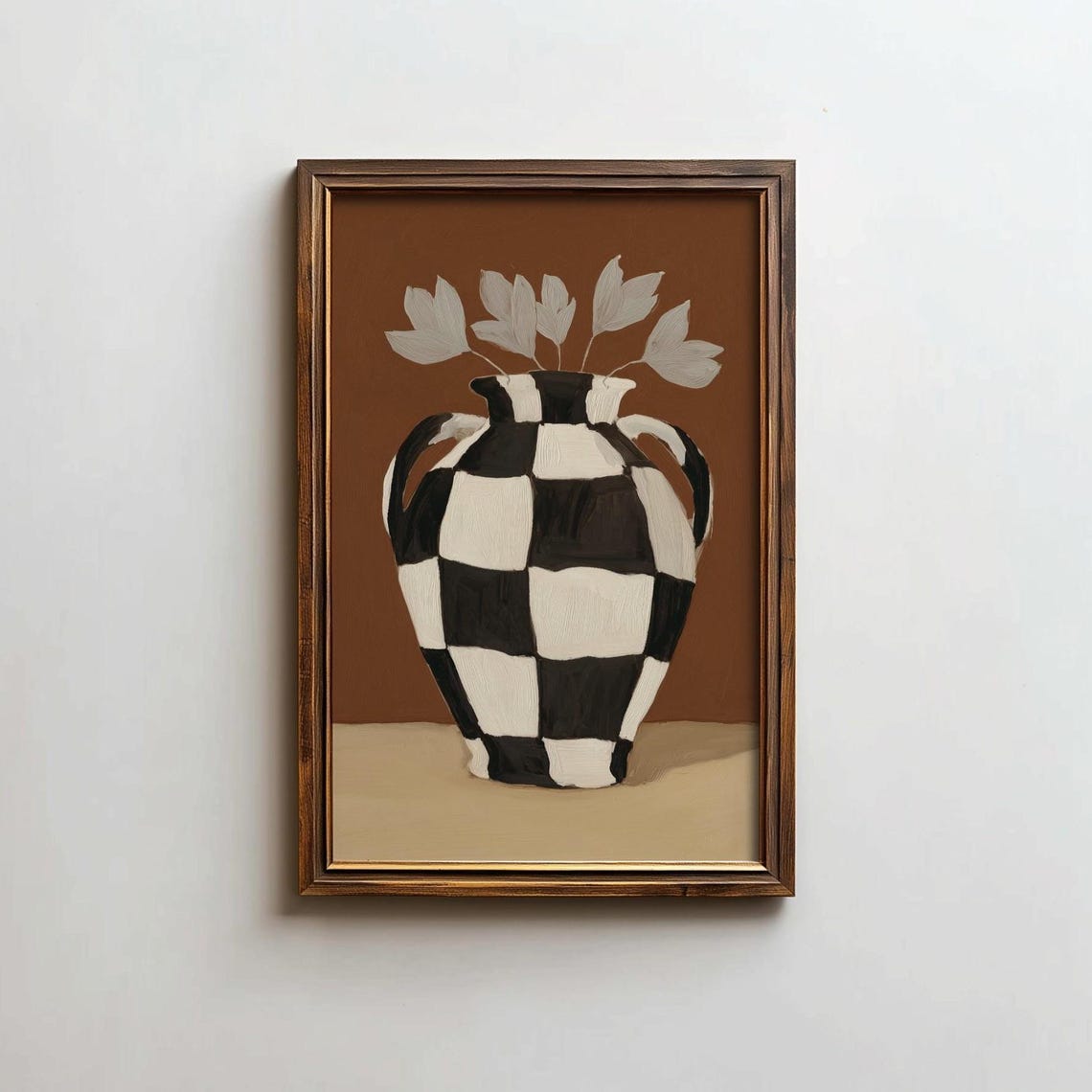 Floral Print Minimalist Contemporary Flowers Art Digital Download