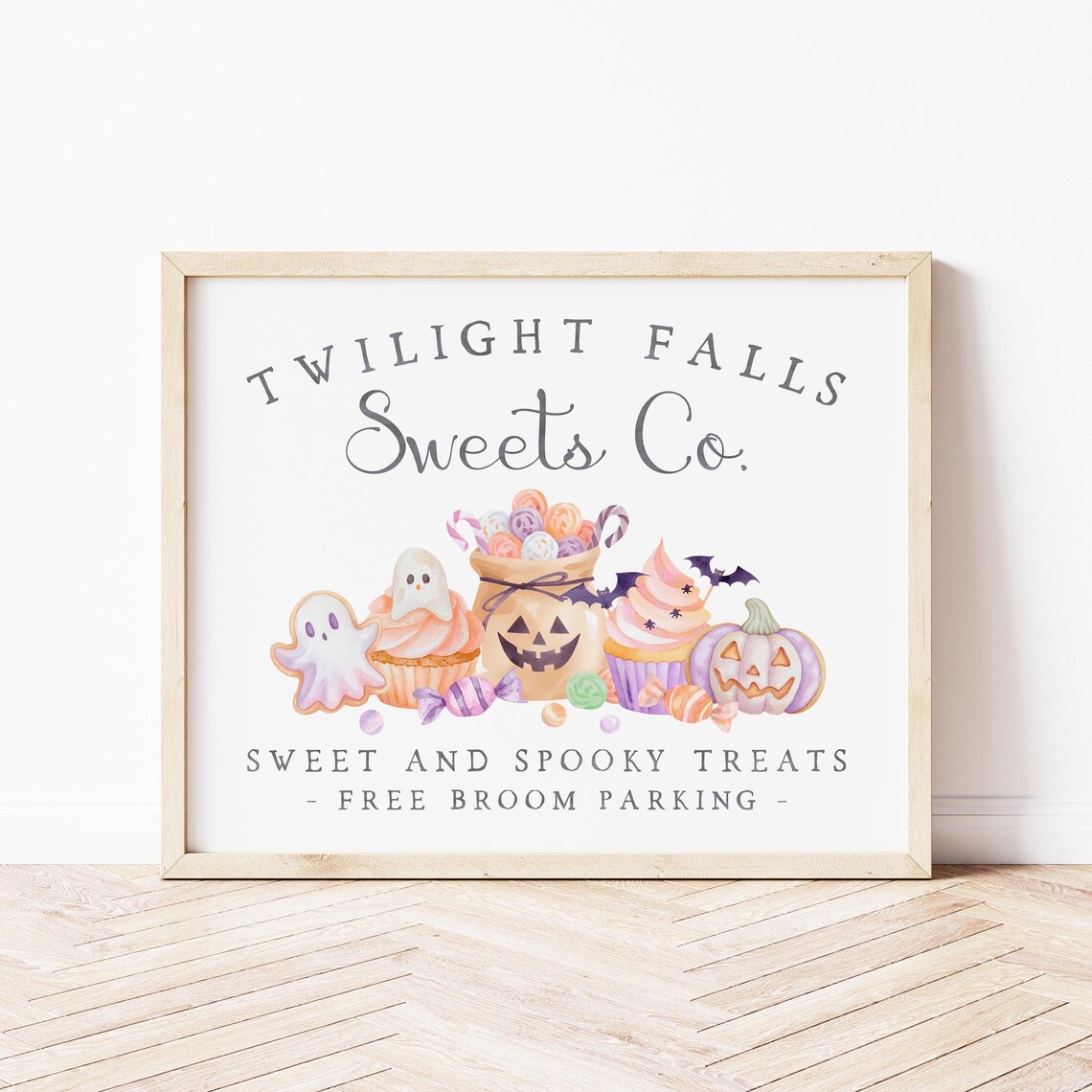 Halloween Bakery, Cute Pastel Artwork Poster - Image 4
