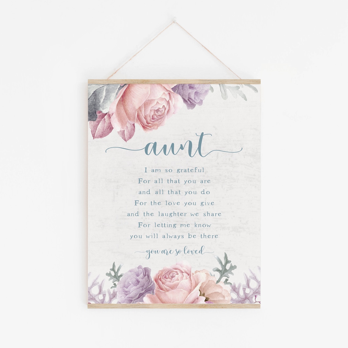Instant Aunt Quote - Mothers Day Gift, Art Print - Image 3