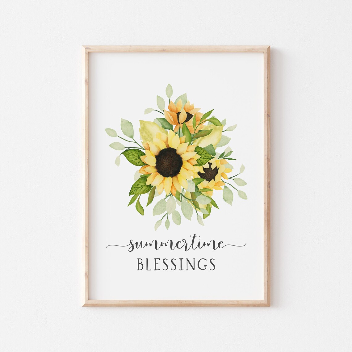 Summertime Blessings Sunflower Wall Art, Farmhouse Decor - Image 4