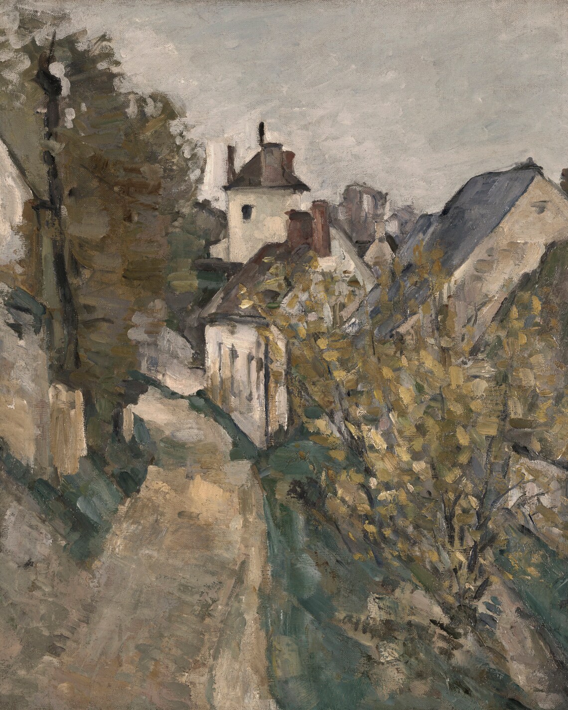 Antique European Village Art Print, Rustic Neutral - Image 2