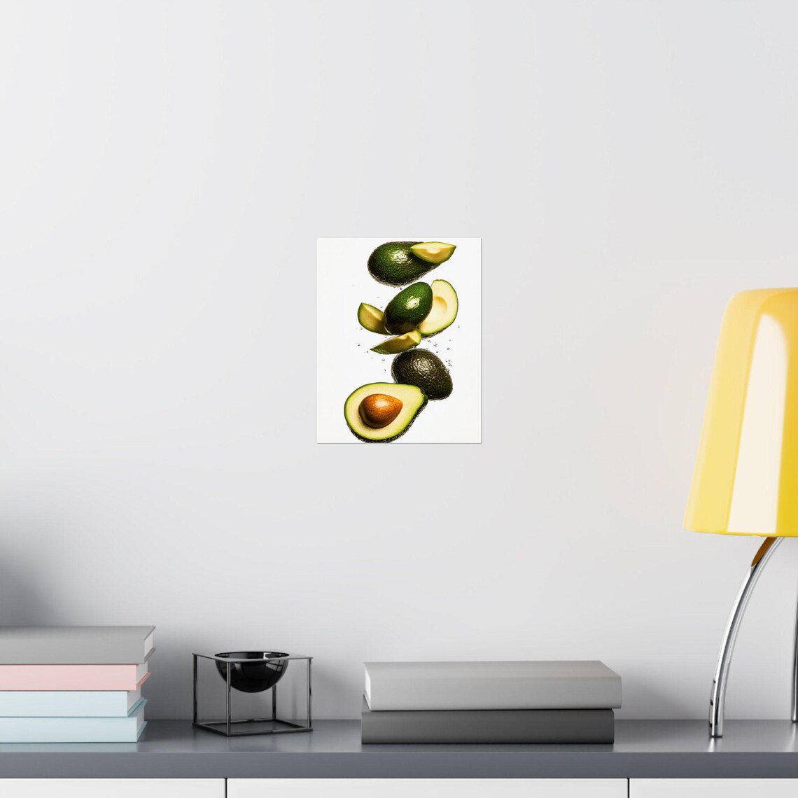 Kitchen Poster Avocado Art Print Food Wall Art Healthy Eating Decor Fruit Poster Green Kitchen Art Vibrant Avocado Artwork Kitchen - Image 3