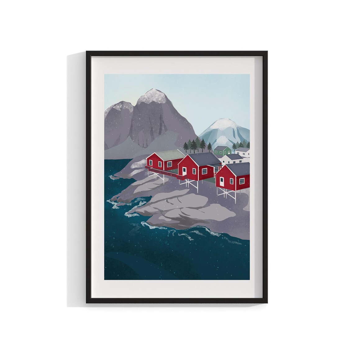 Norway Photography, Coastal Landscape Art Print
