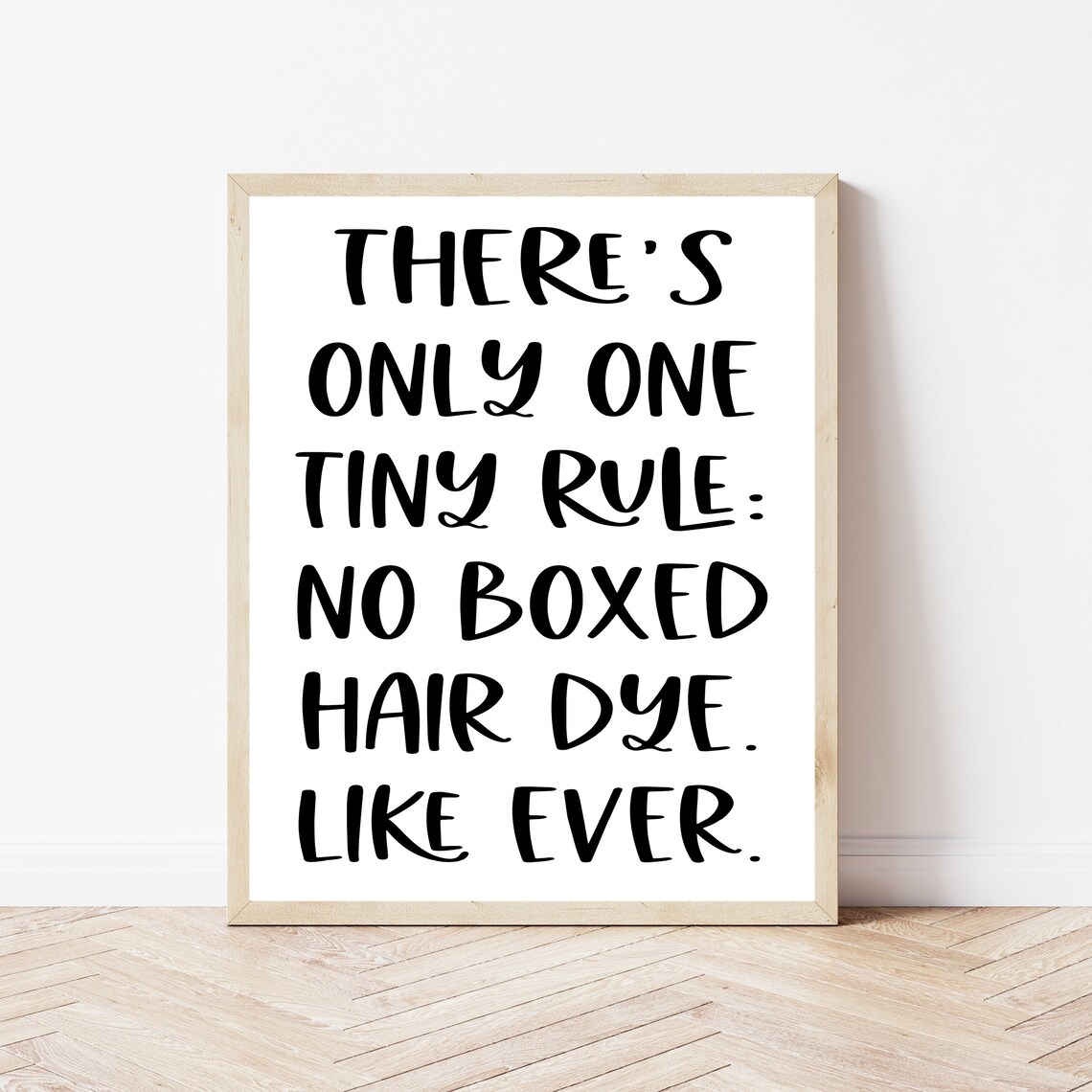 Hair Salon Decor Hairstylist Gifts Art Print