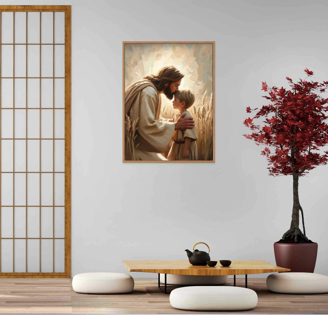 Love And Trust Modern Christian Art Print - Image 5