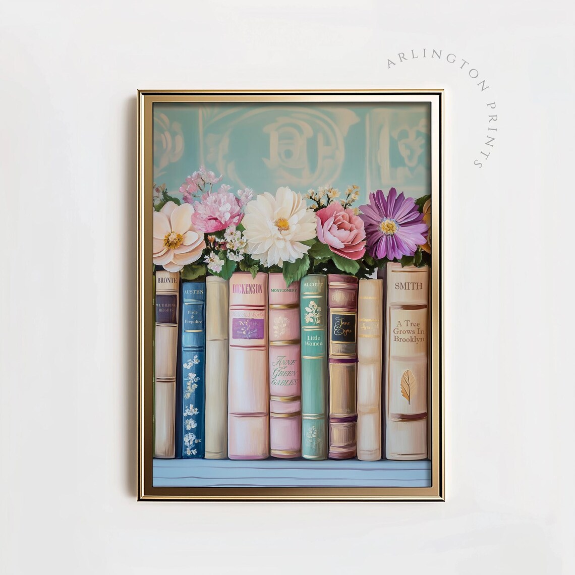 Books And Flowers, Light Academia Decor