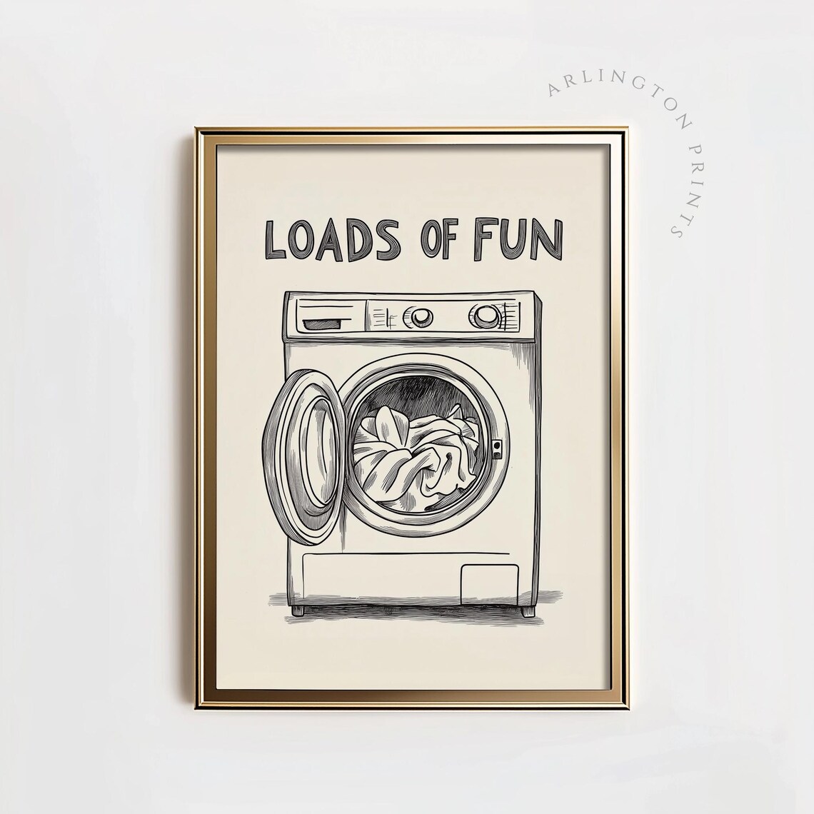 Funny Laundry Room Print, Humorous Laundry Poster