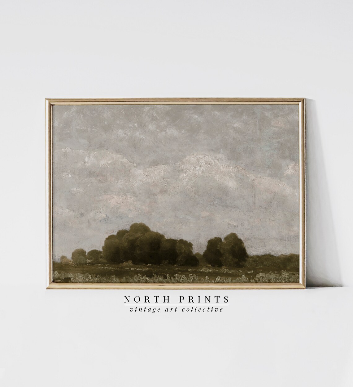 Country Landscape Oil Painting Wall Art Print - Image 3