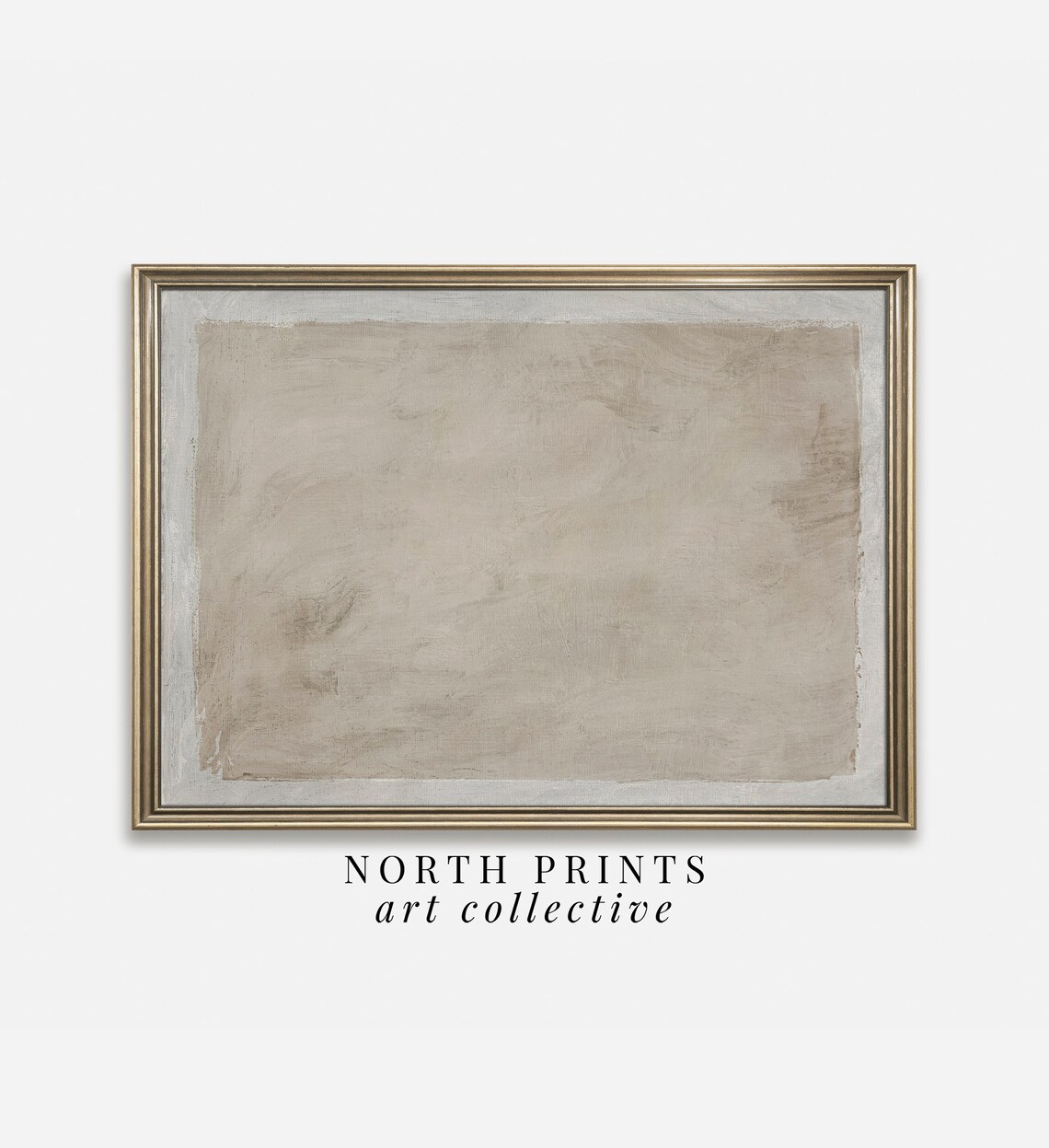 Minimal Neutral Modern Abstract Boho Art Print