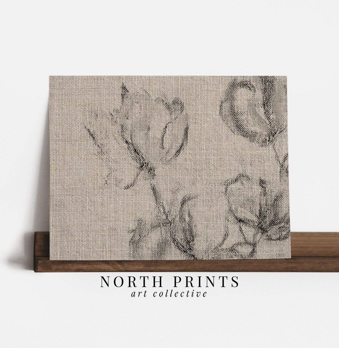 Neutral Rustic Tapestry Art Print, Classic Farmhouse - Image 4