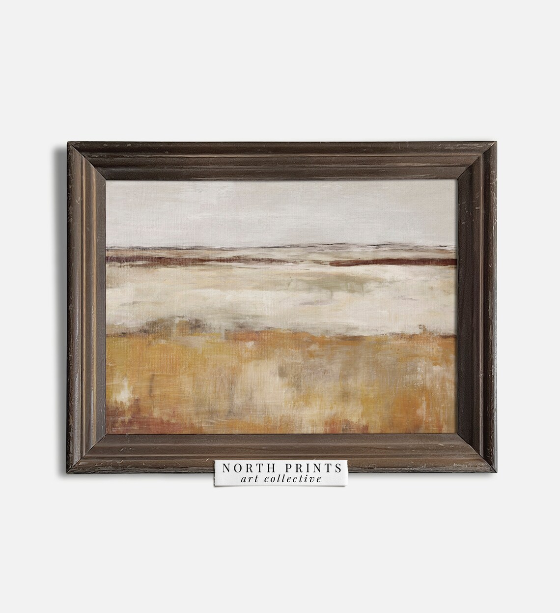 Wheat Fields Autumn Landscape, Abstract Wall Art Print - Image 3